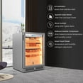 thumbnail image 5 of Zieun 84L Electric Cigar Humidor with Temperature & Humidity Control, Holds 800 Cigars, 5 of 8