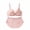 Khaki, variant on Women 2 Piece Set 3/4 Cup Underwire Bra and Panties Everyday Comfort Soft Breathable Fashion Underwear Sets