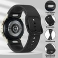 thumbnail image 4 of ALMNVO Bands Compatible with Samsung Galaxy Watch 6 Band 44mm 44mm, Galaxy Watch 6 Classic 43mm 47mm, No Gap Soft Silicone Sport Replacement Strap for Galaxy Watch 6 Band Women Men, 4 of 10