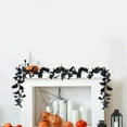 thumbnail image 5 of Moocorvic Black Artificial Maple Leaves Garland Halloween Decor Indoor, Fireplace, Party, 5 of 7
