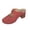 Red, variant on SBYOJLPB Sandals for Women Fashionable Casual Spring And Summer Solid Color Sandals Closed-Toe High Heels Heel Sandals