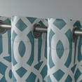 thumbnail image 3 of Exclusive Home Scrollwork Gated Print Woven Sateen Window Curtain Panel Pair with Grommet Top, 3 of 6