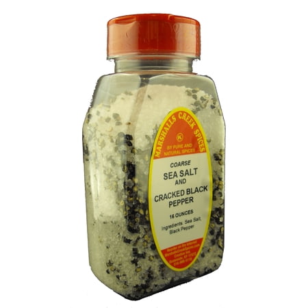 Marshalls Creek Spices SEA SALT and CRACKED BLK PPR 16 OZ.