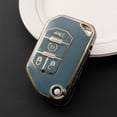 thumbnail image 3 of for Jeep Key Fob Cover, TPU with Keychain Key Fob Case Holder 360 Degree Protection for 2018 2019 2020 2021 2022 2023 Jeep Wrangler Gladiator JL JLU Rubicon 4 Buttons Smart Key, 3 of 7