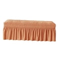 thumbnail image 1 of Funda para asiento de banco, lavable, suave, protectora para banco de comedor Naranja, 1 of 9