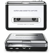 DIGITNOW Portable USB Cassette Tape Player Capture MP3 Audio Music, Compatible With Laptop and Personal Computer, Convert Walkman Tape Cassette To MP3 Format