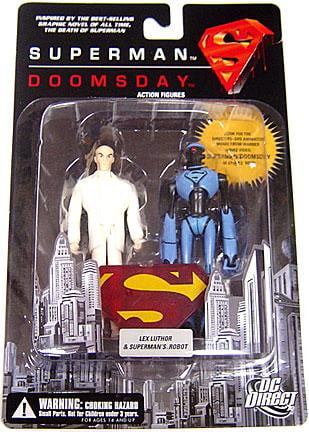 K5 3 DC Direct Lot Superman Doomsday 2 Complete Set of 5 Lex Luthor Robot for sale online 