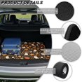 thumbnail image 6 of FOR U DESIGNS Ghost Pumpkin Daisy Leaves Print Trunk Cargo Liner for Camping Hiking Non-Slip Car Trunk Mat Halloween Decoration All Weather Durable Rear Protection for SUVs Truck Van Sedan, 6 of 7