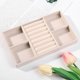 thumbnail image 1 of Caja para guardar anillos, pendientes y joyas, bandeja de franela para el hogar, 1 of 4