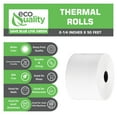 thumbnail image 2 of [20 Pack] EcoQuality Thermal Cash Register Rolls 2-1/4 in x 50 ft.- Easy to Replace Thermal Rolls (57MM x 50FT), 2 of 7