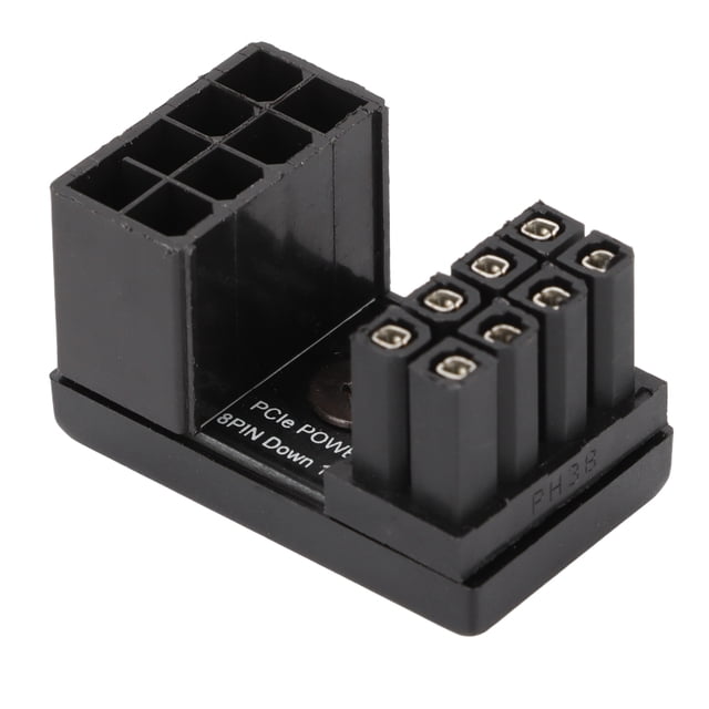 Degree Angled Connector,180 Degree Angled Adapter Desktops Graphics Card Adapter Computer Graphics Adapter Breakthrough Technology
