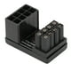 thumbnail image 1 of Adaptador en ángulo de 180 grados para tarjeta gráfica, adaptador de clavija hembra a macho para tarjetas gráficas de escritorio, materiales de la mejor calidad, 1 of 9