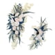 thumbnail image 3 of Arco de boda rústico de 2 uds., guirnalda de flores, hojas azules, botín Floral Artificial para , fondo de boda, decoración del hogar, 3 of 9