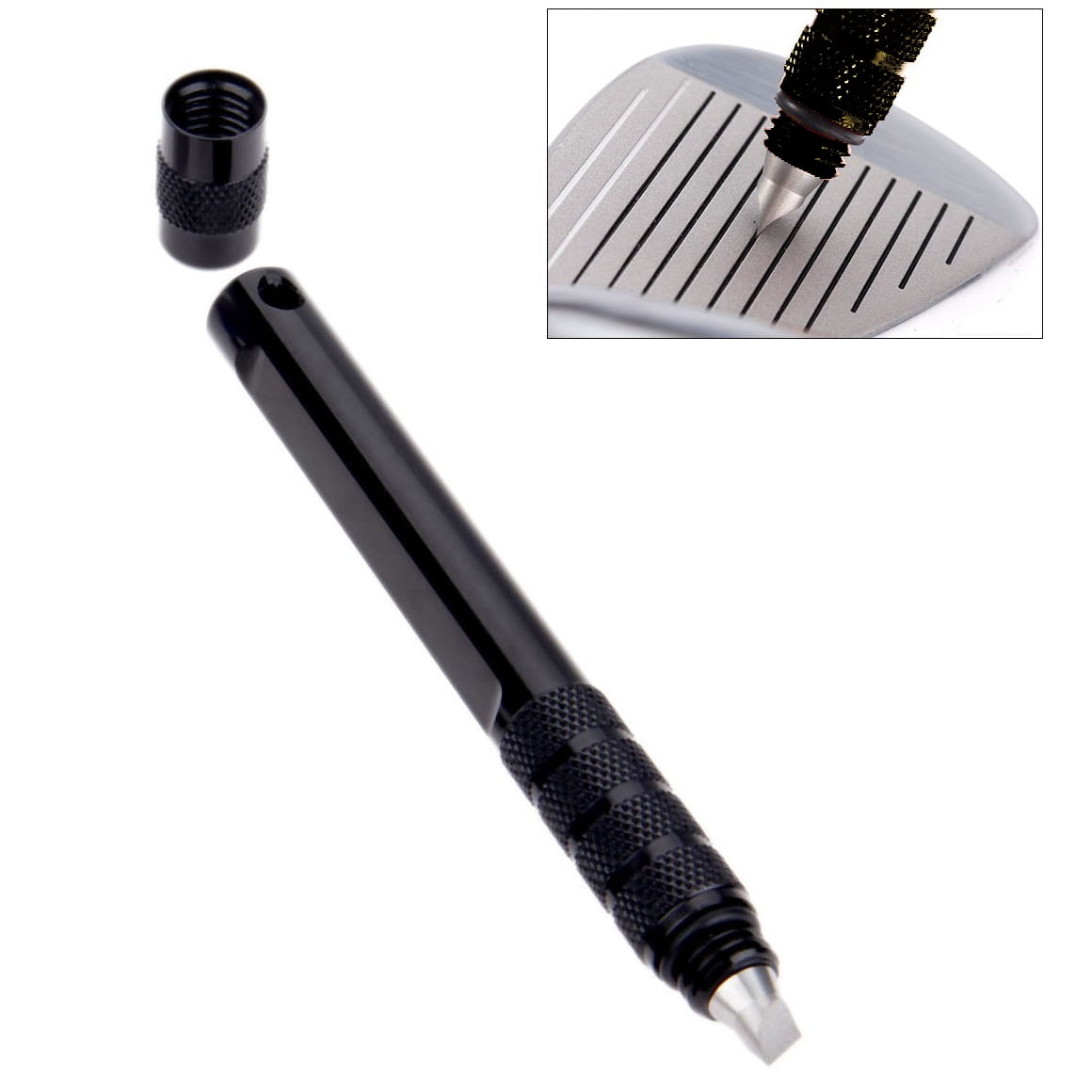 Golf Club Groove Sharpener Improved Ball Control and Backspin, Wedges