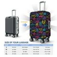thumbnail image 6 of Balery Luggage Cover Graffiti Art Print Suitcase Covers for Luggage Elastic Washable Suitcase Protector Fits 18-32 Inch Luggage-, 6 of 9