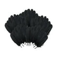 thumbnail image 1 of 100 piezas de plumas para manualidades, plumas decorativas, suministros, accesorios de artesanía para sombreros, ropa, adornos, decoración Negro, 1 of 8