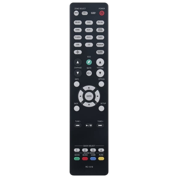Replacement Remote Control RC-1218 fit for Denon AV Receiver AVR-X2400H AVR-X3400H AVR-S730H AVR-S930H AVR-S950H AVR-X3600H AVR-X2600H AVR-X3500H AVR-S940H AVR-X2500H RC-1227