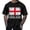 Black, variant on England T Shirts for Man Summer Crewneck Short Sleeve Fashion Graphic Tees Britain Flag Print Relaxed Fit Comfortable Vintage Tops for Sports and Leisure Wear Red S