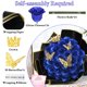 thumbnail image 5 of Bouquet de rosas brillantes Waipfaru, para hacer tú mismo, rosa azul falsa, 24 tallos, 5 of 7