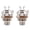 Silver, variant on YAHHU 2PCS Guitar Output Jacks 1/4 Inch (6.35mm) Multi Contacts Mono Output Jack Replacement Parts for Reducing Loose and Buzz Issue, Upgrade Appearance, Silver