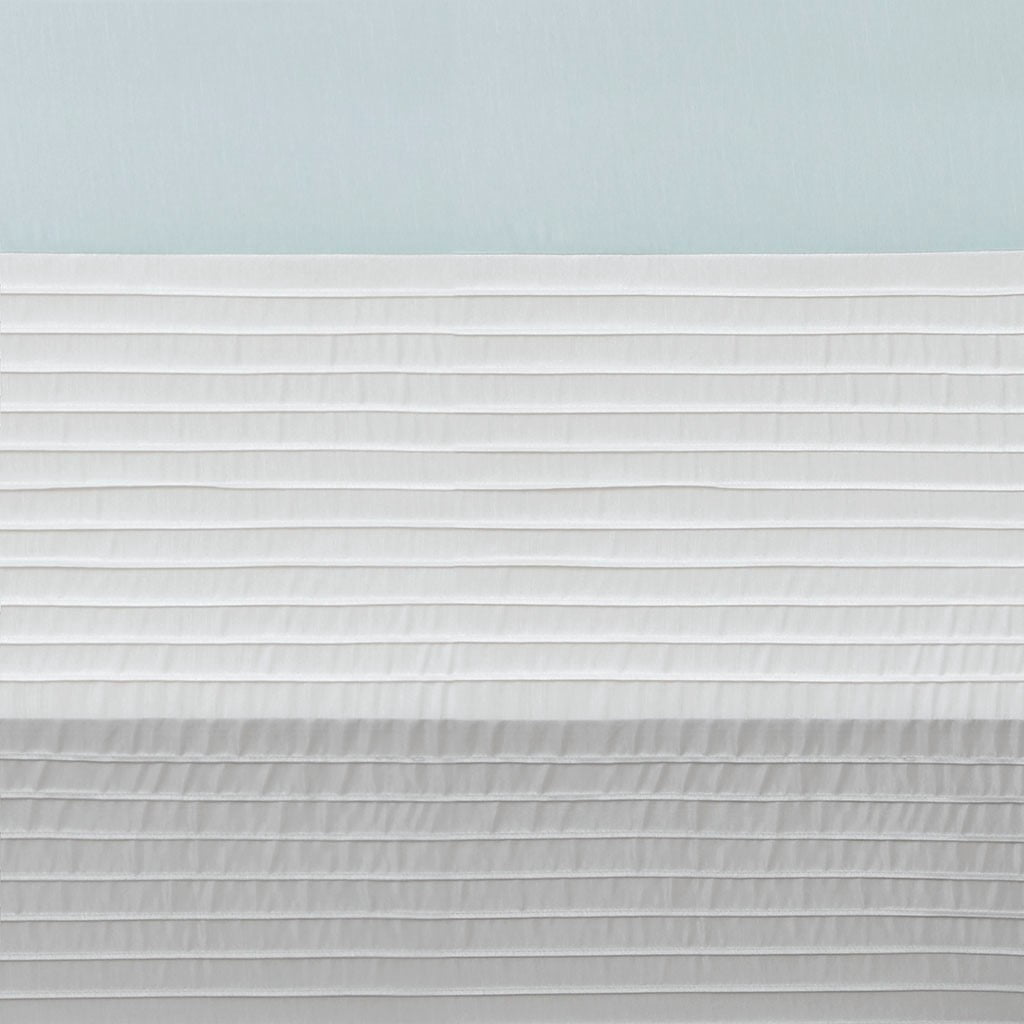 MAYEERTY 1 Pc Polyoni Pintuck Curtain Panel