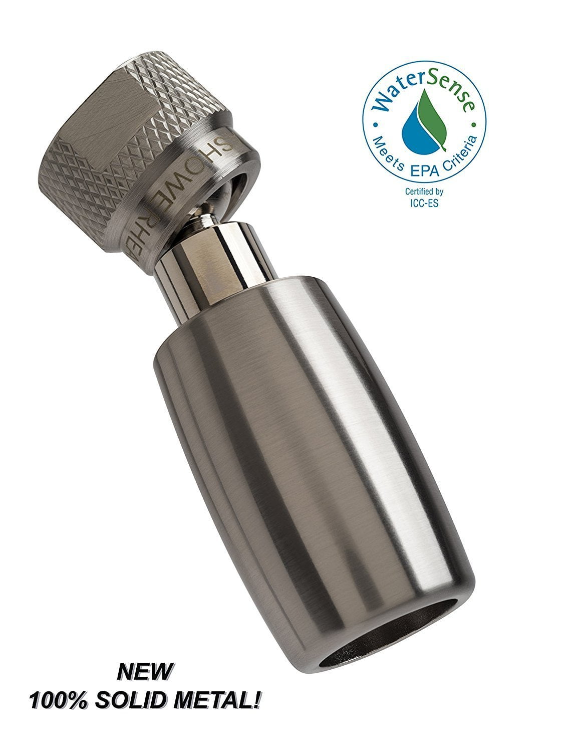 High Sierra Showerheads® Solid Metal 1.5 GPM Low Flow Shower Head
