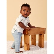 Little Star 100% Organic Cotton 6 Piece Baby Boy Outfit Set