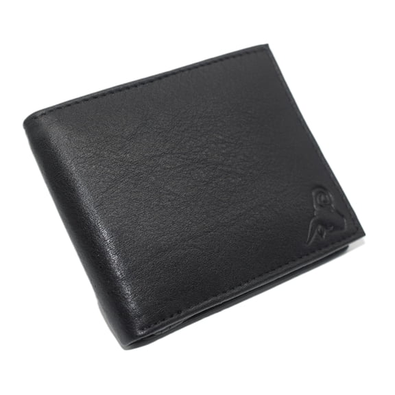 Cavelio Mens RFID Blocking Bifold Wallet Soft Genuine Leather Secure and Durable Billfold with Gift Box for Men Black