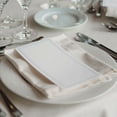 thumbnail image 6 of Homeer Cloth Napkin Place Mat Dinner Napkins Dinner Napkins Set of 6 - Careful Trim Soft Fabric Neat Decorative Color Satin Square Shape Table Napkins Hotel Accessories, 6 of 11