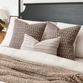 thumbnail image 4 of SUSIELADY Set of 2 Decorative Vintage Floral Print Throw Pillow Covers Neutral Modern Farmhouse Cushion Covers Boho Home Decor for Sofa Couch Bedroom Living Room Outdoor,20×20 Inch, Chocolate, 4 of 6
