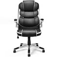 thumbnail image 1 of Costway PU Leather High Back Executive Office Chair Swivel Desk Computer Ergonomic, 1 of 10
