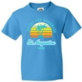 thumbnail image 3 of Inktastic Summer Enjoy the Sunshine St. Augustine Florida in Blue Youth T-Shirt, 3 of 5