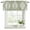 Green, variant on Baroque Yellow Curtain Valances for Windows, Kitchen Valance Window Treatments Panel 2 Pack, Vintage Damask Classic Floral Rod Pocket Short Curtains for Bathroom Bedroom 42 x 18 Inch