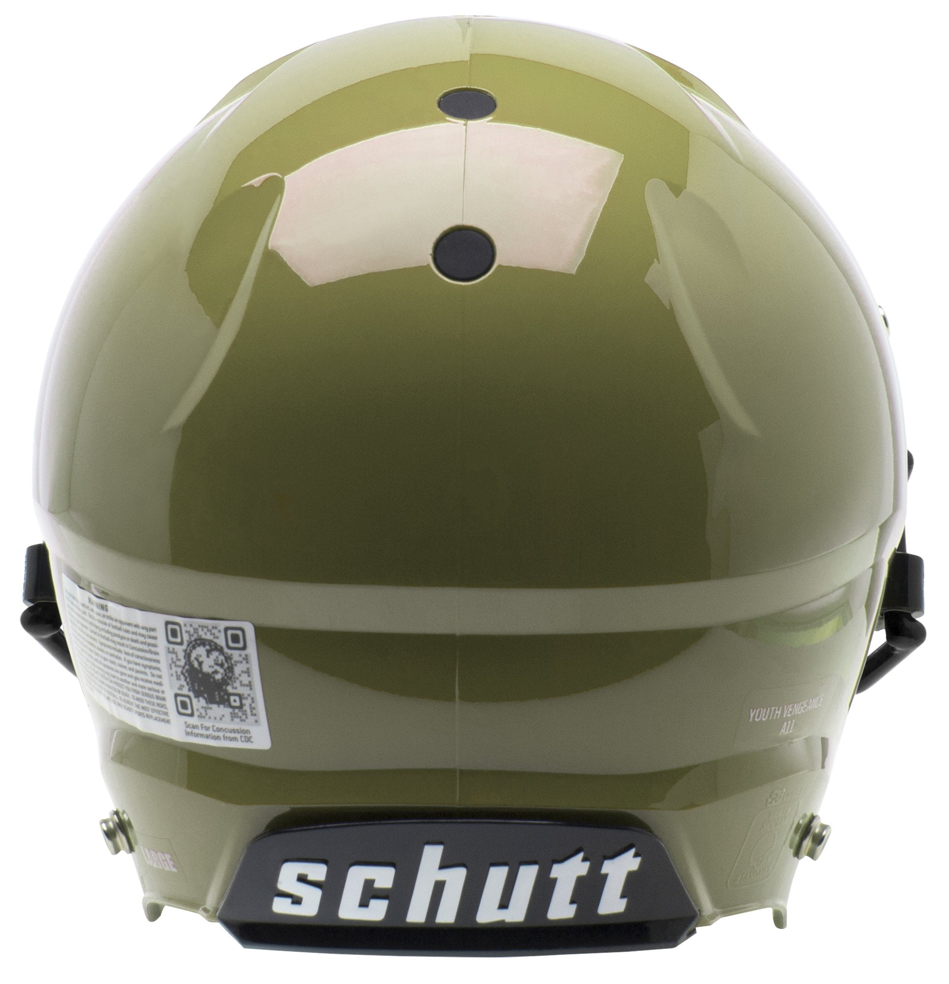 Schutt Vengeance A11 Youth Football Helmet (XXS, Black)
