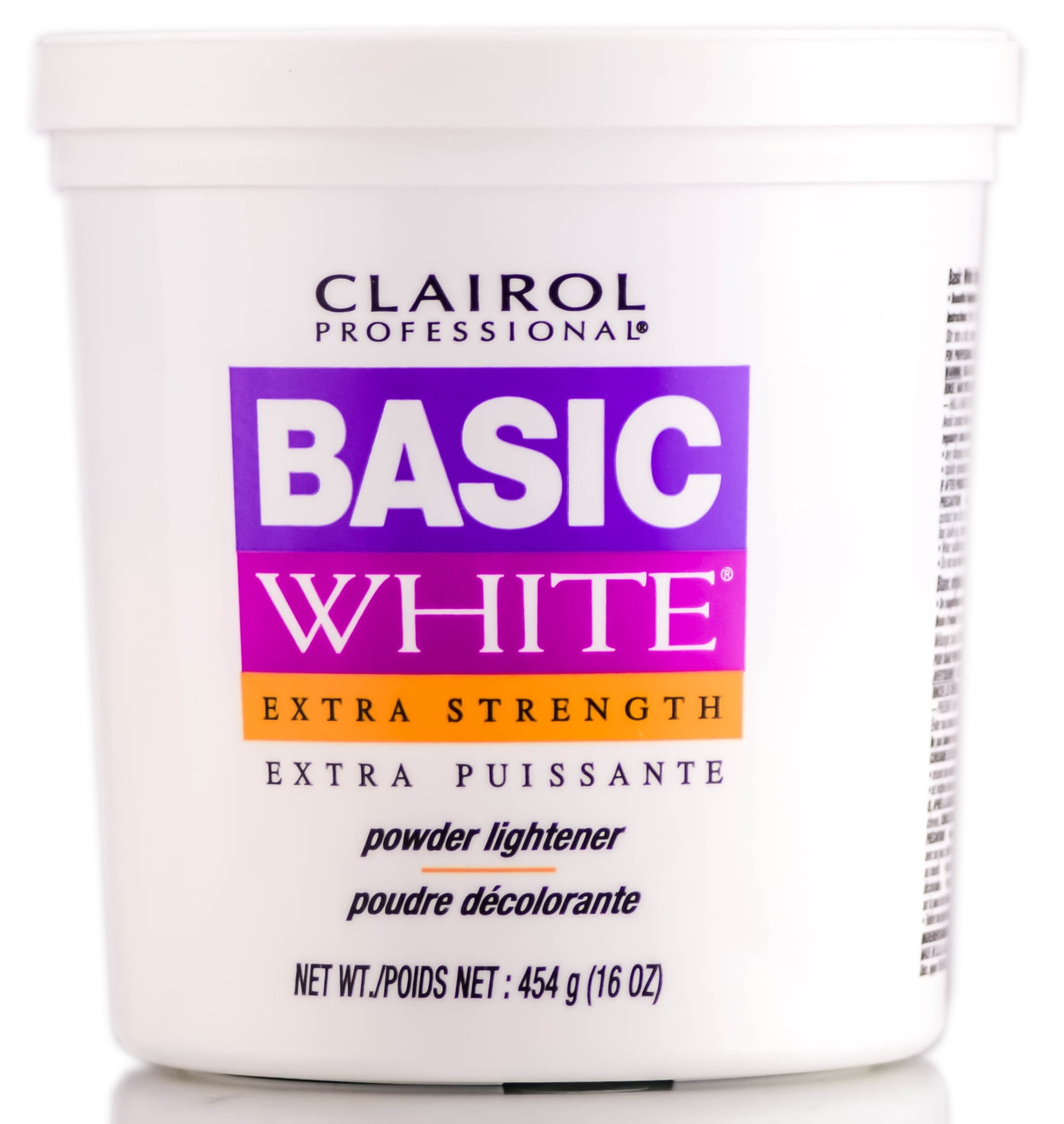 Clairol Professional Basic White Extra Strength Powder Lightener - 16 oz - Clairol Professional Basic White Extra Strength Powder Lightener - 16 oz -