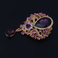 thumbnail image 3 of BROCHE VINTAGE CON FORMA DE LÁGRIMA DE CRISTAL DE DIAMANTES, prendedor de diamantes de imitación, broche para el pecho, bufanda, sombrero, 3 of 6