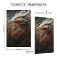 thumbnail image 3 of Disketp Abstract White Dragon Decorative Light Switch or Outlet Wall Plate with Safety Cover-Style V, 3 of 6