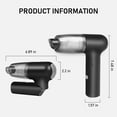 thumbnail image 3 of Handheld Vacuum Cordless for Pet Hair,Cordless Handheld Vacuum Cleaner,Lightweight Rechargeable Hand Vacuum Cordless,Portable Mini Vacuum,Held Vacuum Cleaner for Car/Home, 3 of 7