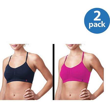 Women's Strappy Seamless Sport Bras 2-Pack