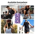 thumbnail image 5 of Uemuo mushroom rainbow color Skull Pattern Men's Sleeveless T-Shirt,Muscle Athletic Tank Top, Moisture-wicking Quick-dry Breathable Classic Tee Top for Gym Run Outdoor Sports-XX-Large, 5 of 8