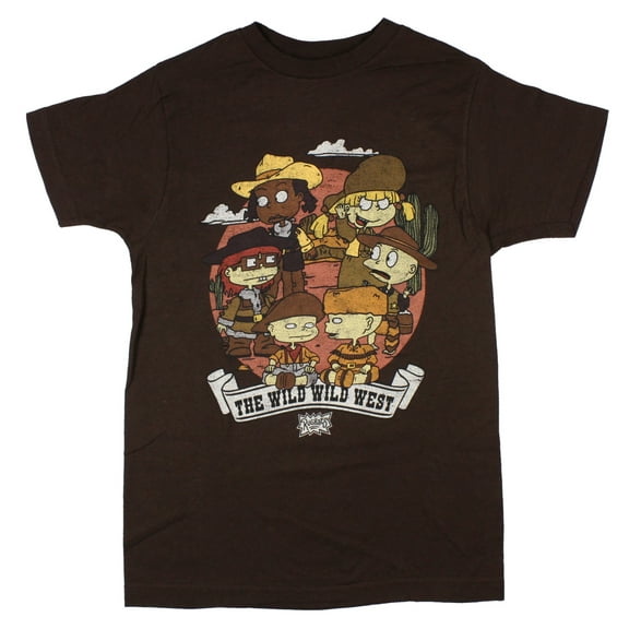 Nickelodeon Men's Rugrats The Wild Wild West Character T-Shirt