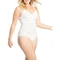 thumbnail image 4 of Women's Bali 8L10 Lace 'N Smooth Shaping Body Briefer (White 34C), 4 of 7
