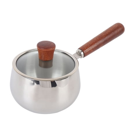 316 Stainless Steel Milk Pot - 1000ml Anti-Stick Saucepan for Single Serving