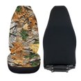thumbnail image 5 of HUISEFOR Camo Forest Car Seat Cover Breathable Comfortable Car Seat Covers Front Seats Only Anti Slip Easy to Installation Universal Size Fit for Most Cars SUV 2 Pack, 5 of 7