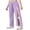 Lavender, variant on Tear Away Pants for Women Side Slit Snap Sweatpants Loose Fit Post Surgery Casual Adaptive Clothing with Pockets
