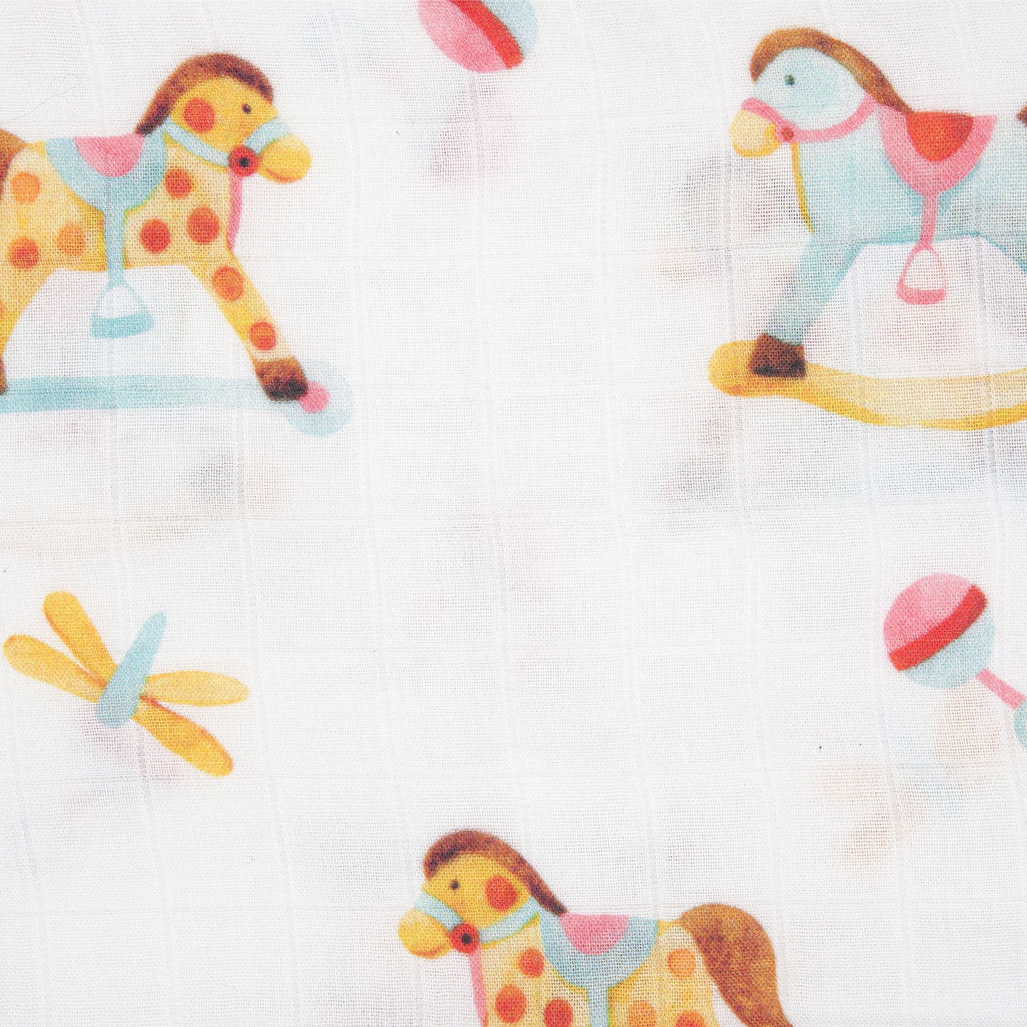 Muslin Swaddle - Rocking Horse