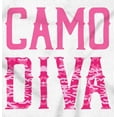 thumbnail image 2 of Camo Diva Cute Girly Hunting Season Womens Plus Size Graphic Zipper Hoodie Brisco Brands 2X, 2 of 5