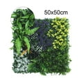 thumbnail image 2 of Girlsshop Simulation Lawn Green Planting Wall 50X50Cm Plastic Lawn Wall Flower Decoration,1, 2 of 5