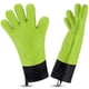 thumbnail image 1 of 1 par de guantes de cocina resistentes al calor, guantes de silicona para barbacoa, guantes para horno de cocina, color verde, 1 of 5