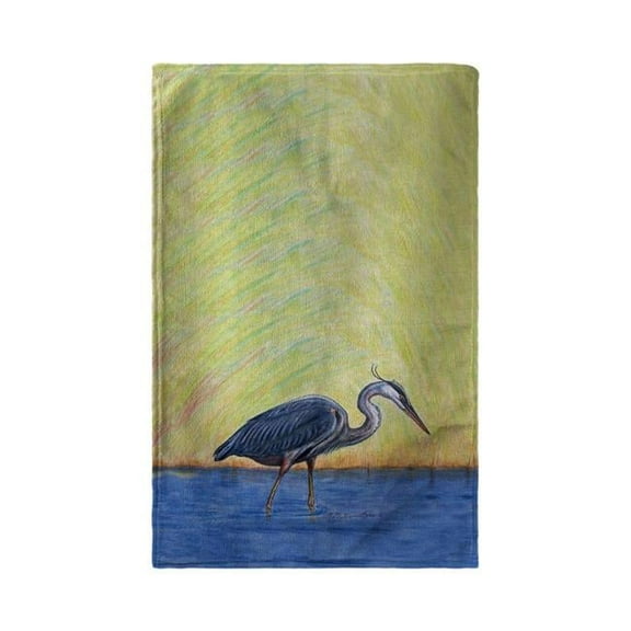 Betsy Drake BT027 Blue Heron Beach Towel - 30 x 50 in.
